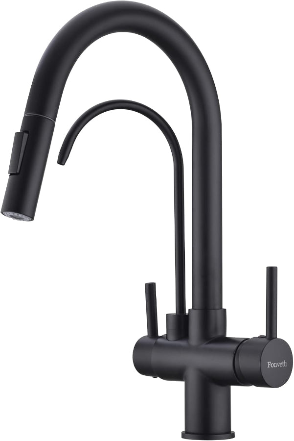 3 Ways Kitchen faucet with Pull-Out Spray