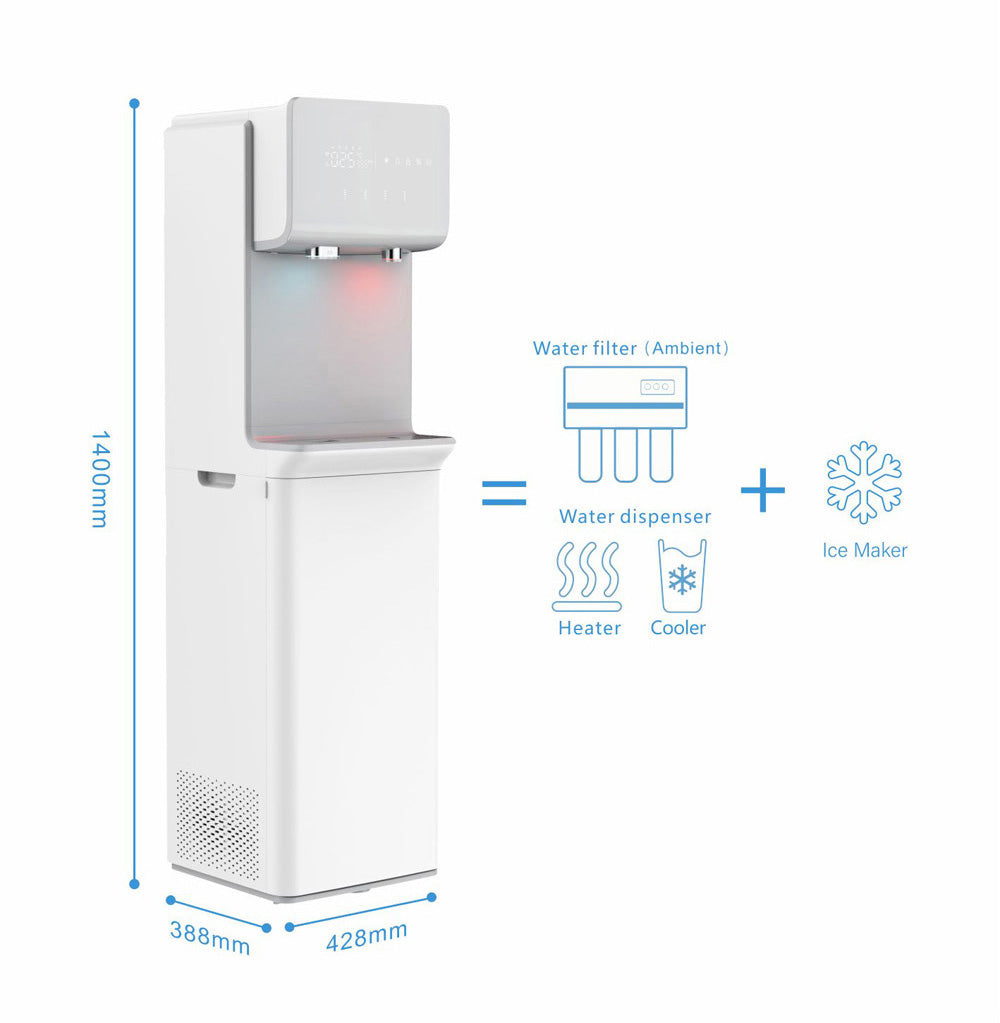 Water Dispenser with Ice Maker and Reverse Osmosis - H05I