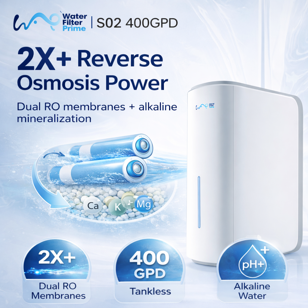 S02 400GPD Tankless Reverse Osmosis System