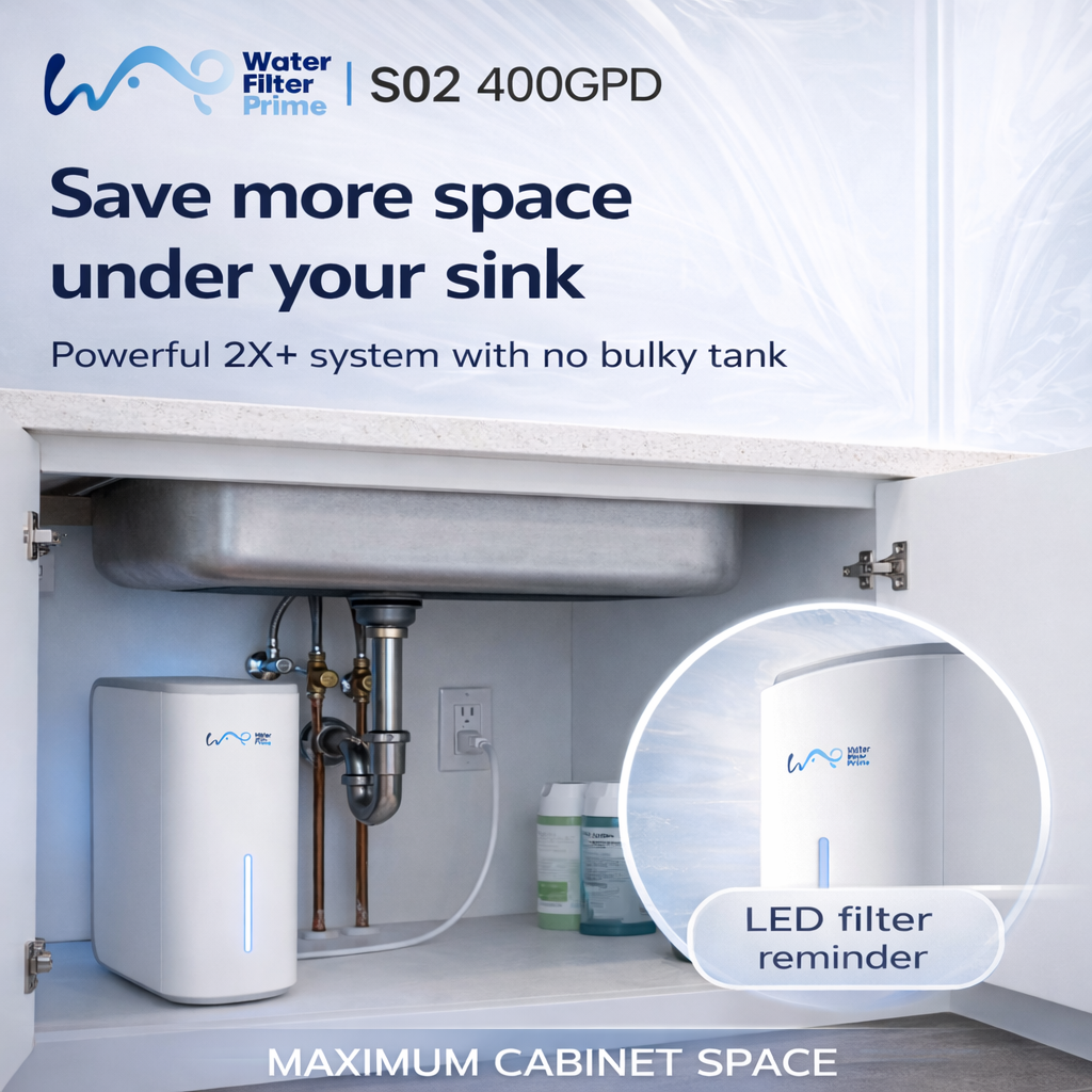 S02 400GPD Tankless Reverse Osmosis System