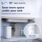 Water Filter Prime S02 400GPD Tankless Reverse Osmosis System