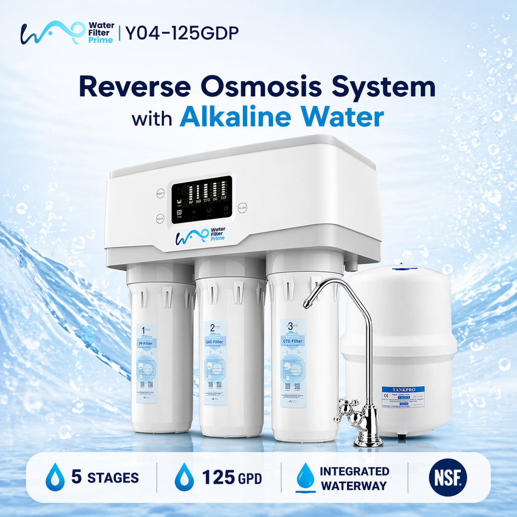 Y04-75GPD Reverse Osmosis System with Tank