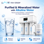 Water Filter Prime  Y04-125 GPD Reverse Osmosis System with Tank