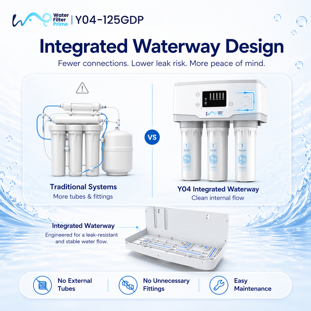 Y04-75GPD Reverse Osmosis System with Tank